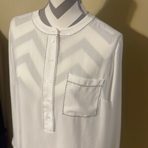Lane Bryant White Blouse Size 14/16